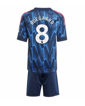 Arsenal Martin Odegaard #8 Maglia Gara Trasferta Repliche 2025-26 Bambino Maniche Corte